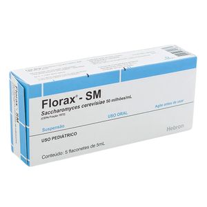 Florax SM Pediátrico Framboesa 5 FlaconetesX5ml