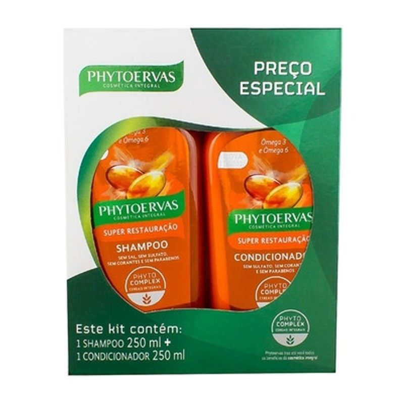 Kit Shampoo Phytoervas Super Restauração - D'Or Mais Saúde