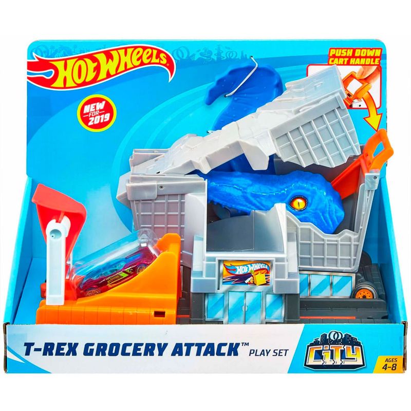 Pista HotWheels - Fúria do T-Rex - Brinkero - Veja a nossa variedade de  brinquedos e LEGO®