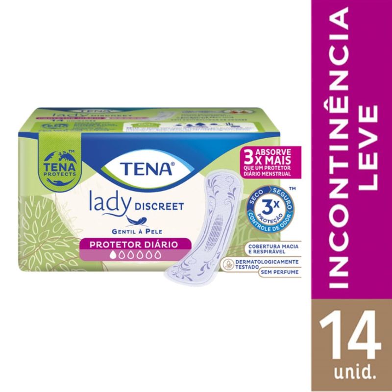 Kit Absorvente para Incontinência Urinária Tena Lady Discreet