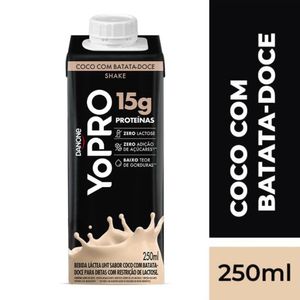 Bebida Láctea Danone Yopro 15g Proteínas Coco com Batata Doce 250ml