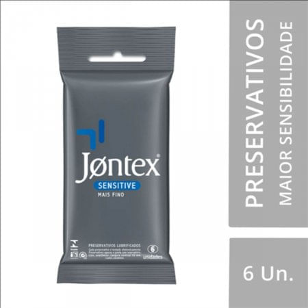 Preservativo Jontex Sensitive 6 Unidades