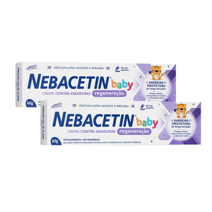 Kit Nebacetin Baby Creme Regeneração Bg 60G