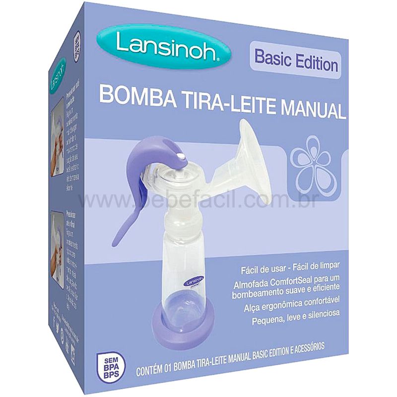 Bomba Tira-Leite Manual Basic Edition - Lansinoh - D'Or Mais Saúde