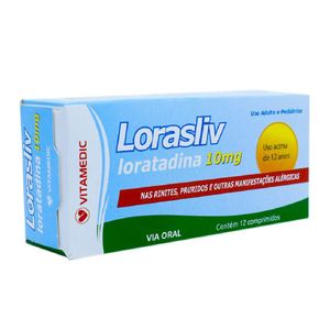 Lorasliv 10mg 12 Comprimidos