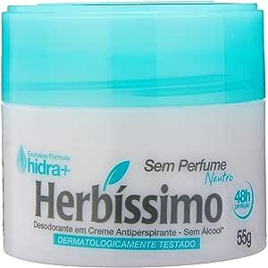 Desodorante Herbissimo Creme sem Perfume 55g