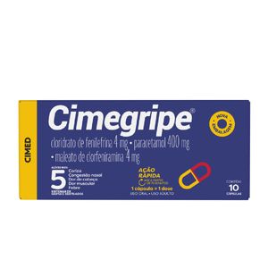 Cimegripe 10 Capsulas