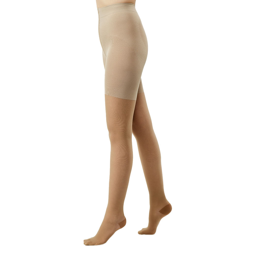 Meia-Calça Modeladora Audace 15-20mmHg Fechada Natural M2 - D'Or