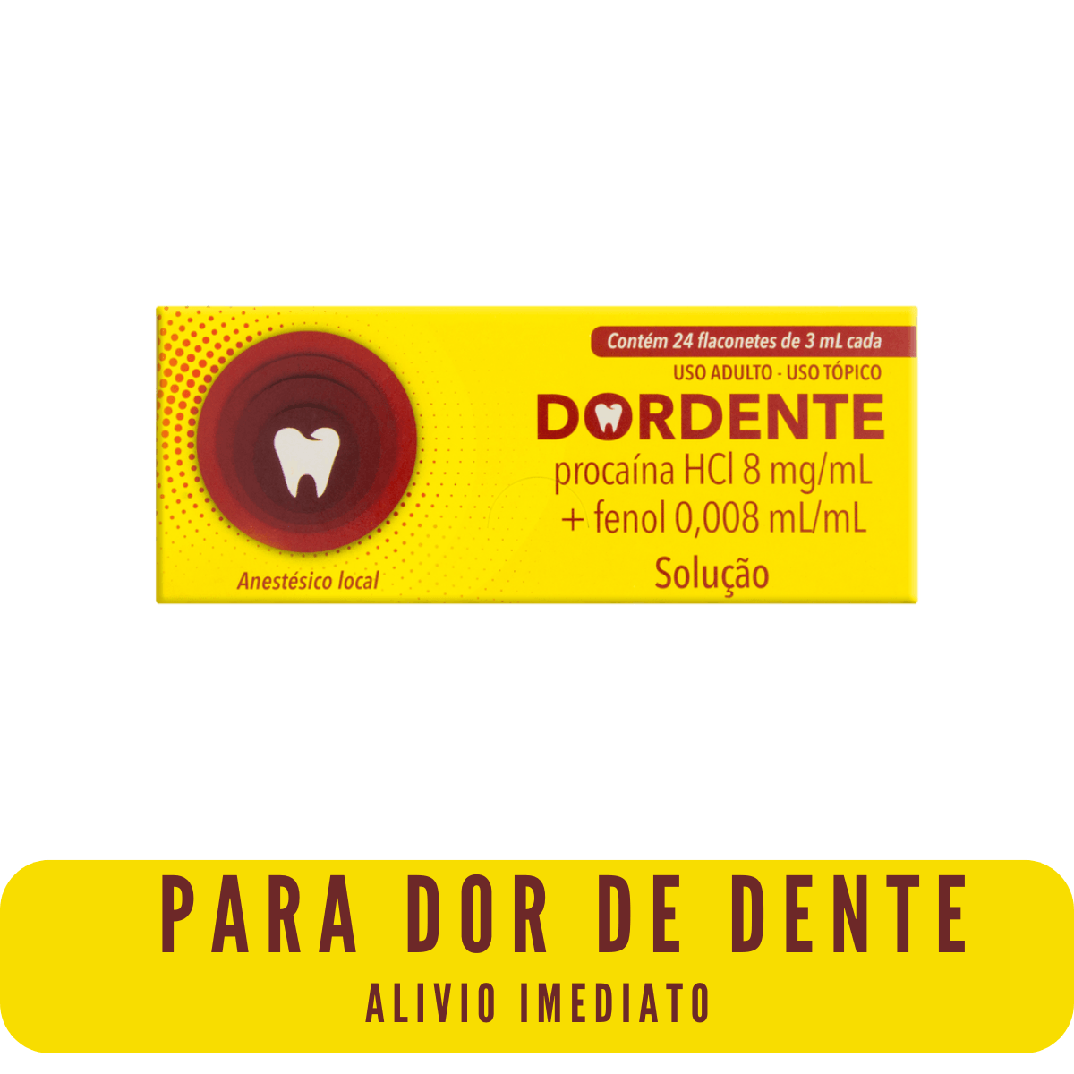 Dordente Solução Tópica 3ml