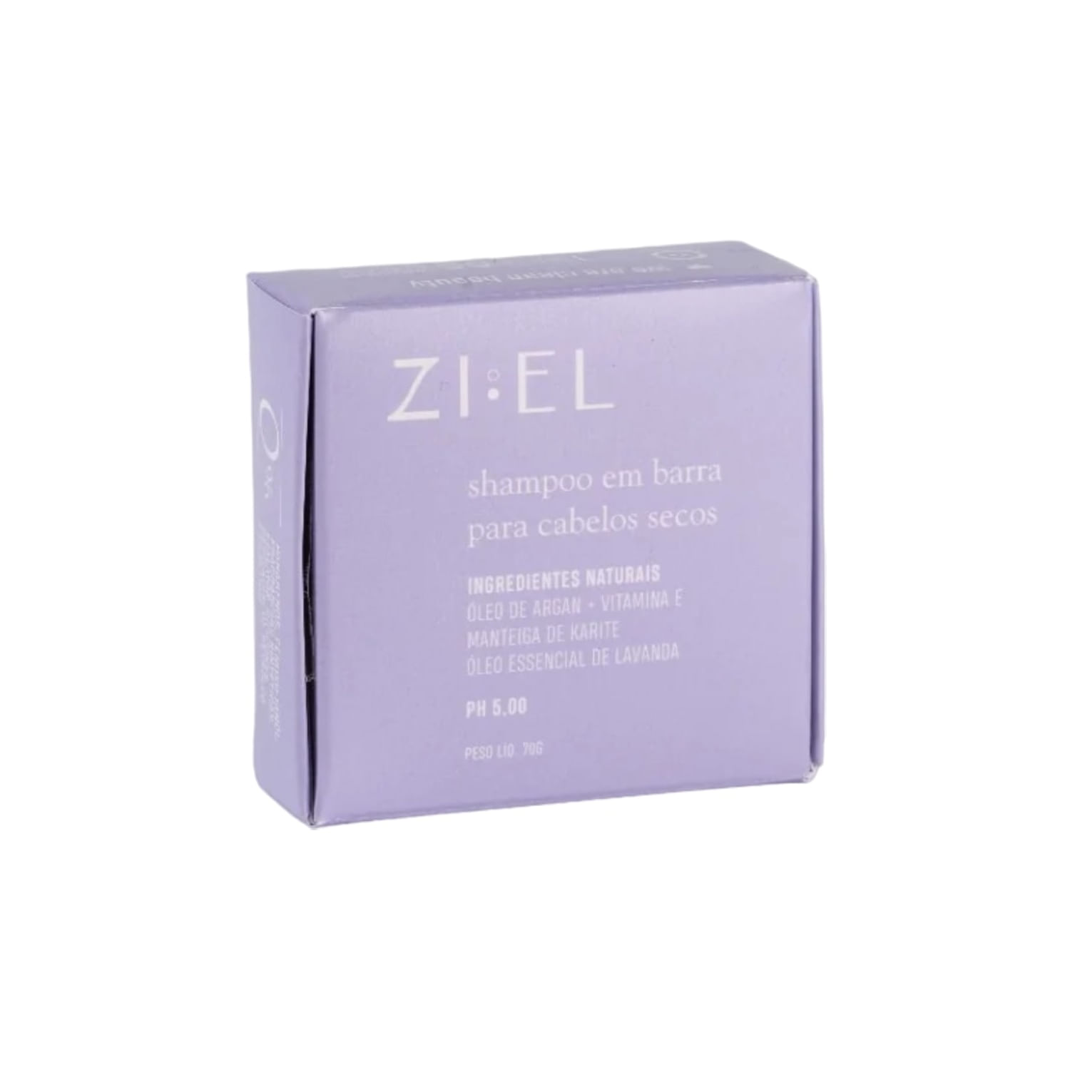 Shampoo em Barra Ziel Cabelos Secos 70g D'Or Mais Saúde