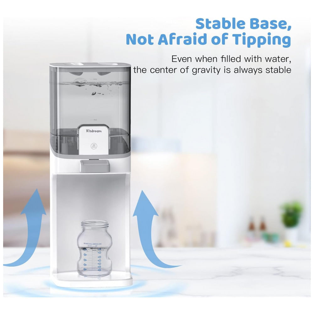 Aquecedor de água para Mamadeiras 1.5L de Capacidade com Termostato Inteligente, 110v, KISDREAM ZCW TN1816, Branco