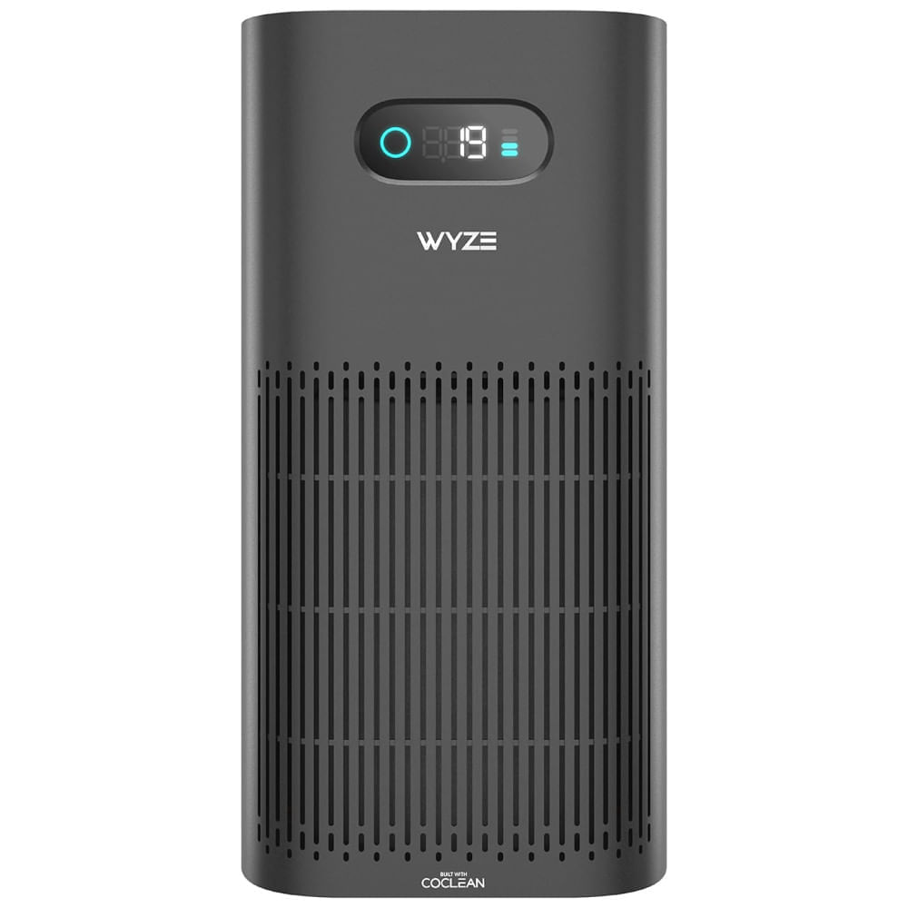 Purificador de Ar para Ambientes até 50m² com Filtro H13 HEPA, Modo de Suspensão, Controle por APP via WiFi e Compatível com Alexa, 110V, Wyze, Preto