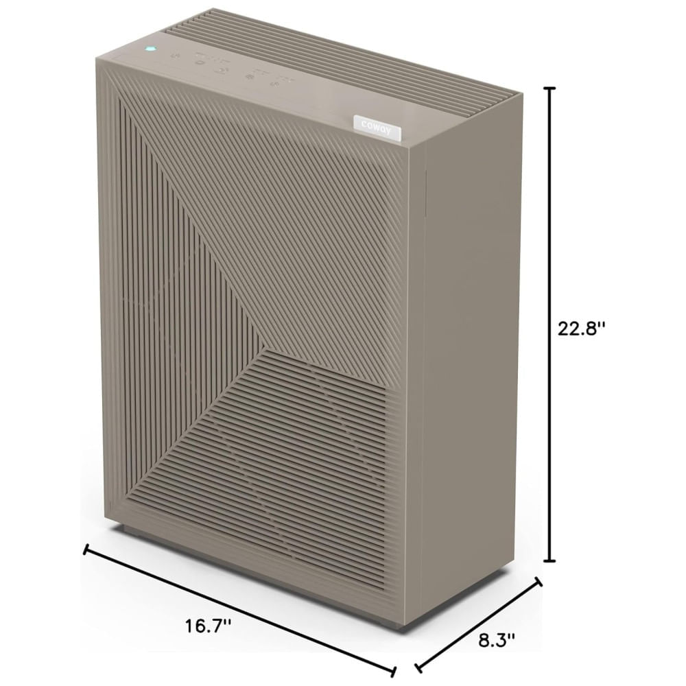 Encontraproduto.com.br - Purificador de Ar para Ambientes até 90m² com Sensor de Qualidade, Modo Automático, Controle Digital e 3 Estágios de Filtro, 110V 60W, Coway 240,
