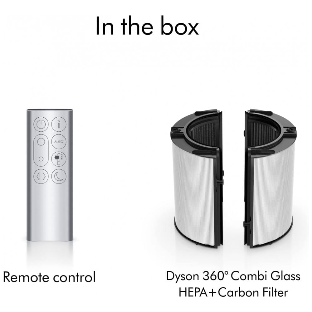 Ventilador e Purificador de ar Inteligente Dyson Purifier Coo TP07, Branco Prateado