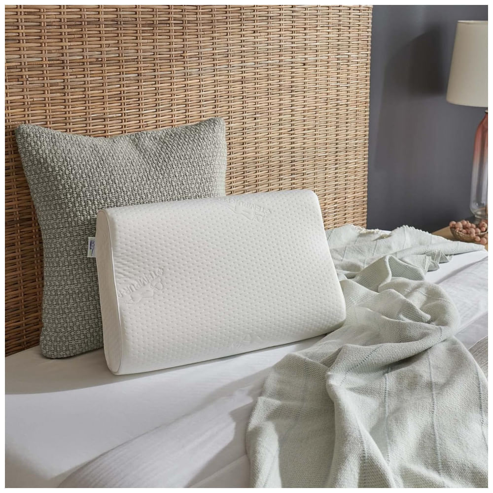 Encontraproduto.com.br - Travesseiro Ortopédico com Memória Ergonômica 50 x, 1 UN, TEMPUR PEDIC 15301115P, Branco