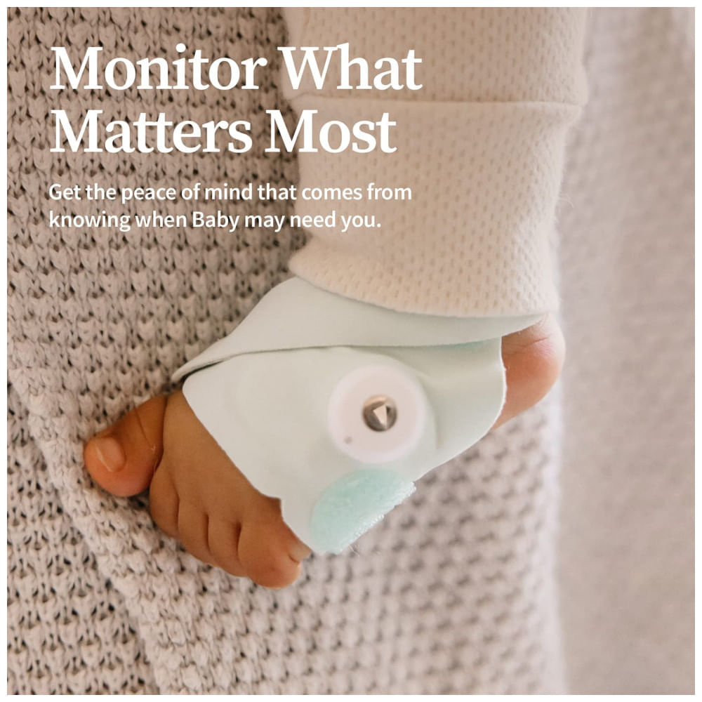 Encontraproduto.com.br - Monitor Inteligente para Bebês Aprovado pela FDA, Monitore a Frequência Cardíaca e Oxigênio, Receba Notificações, Owlet, Rosa