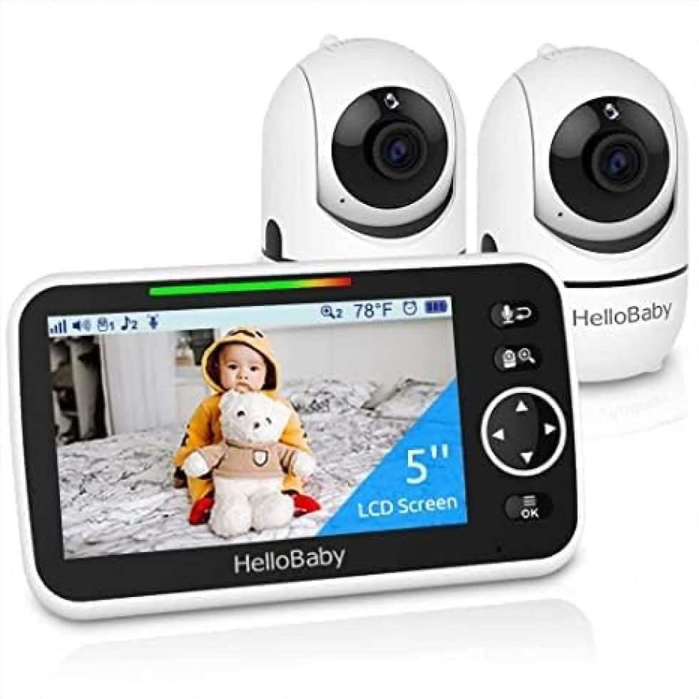 Baba Eletrônica com Conversa Bidirecional e 8 Canções de Ninar, HelloBaby HB6550, 2 Unidades